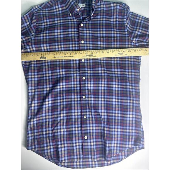 Peter Millar Med New Long Sleeve Dress Shirt Medium Multicolored Plaid - Picture 5 of 9